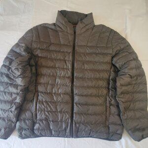 Hawke & Co Men's Dark Gray Puffer Jacket Size XL Lightweight Quilted